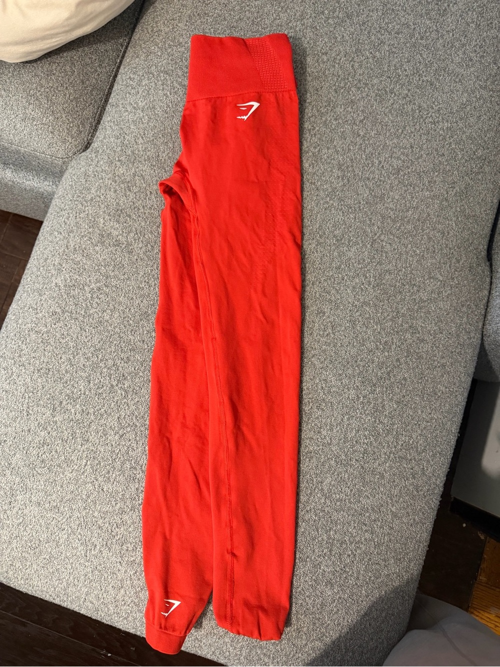 Gymshark Kids Bright Red Seamless Leggings